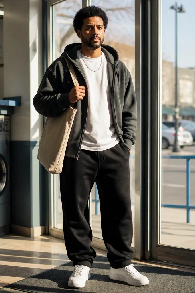 20 Black Sweatpants Outfits for Men I Wear on Repeat