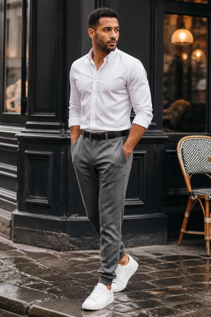 25 Grey Sweatpants Outfits for Men That Look Stylish