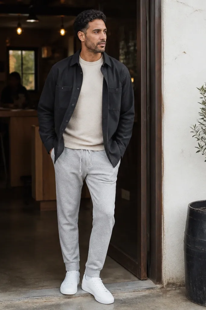 30 Gray Sweatpants Outfits for Men You Will Actually Love